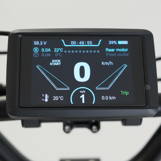 Elektro 10 V.2 TFT Display with Switch – Black Pin