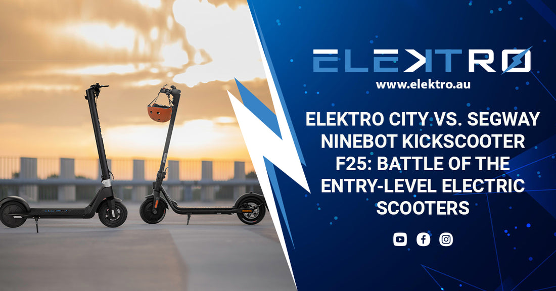 EleKtro City Vs. Segway Ninebot KickScooter F25: Battle of the Entry-level Electric Scooters