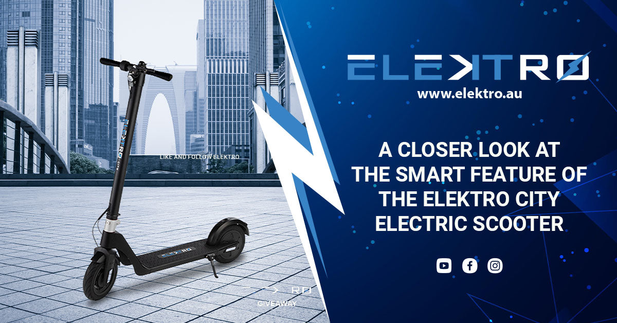 A Closer Look at the Smart Feature of the EleKtro City Electric Scooter