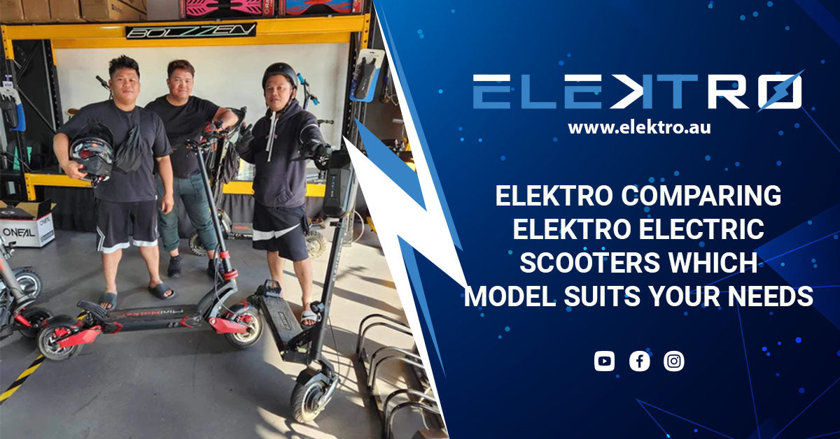 Comparing Elektro Electric Scooters: Which Model Suits Your Needs?