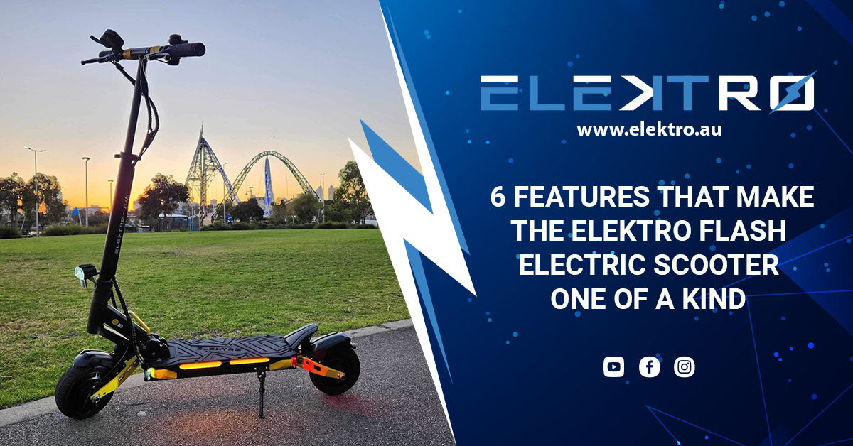 6 Features that Make the EleKtro Flash Electric Scooter One of a Kind