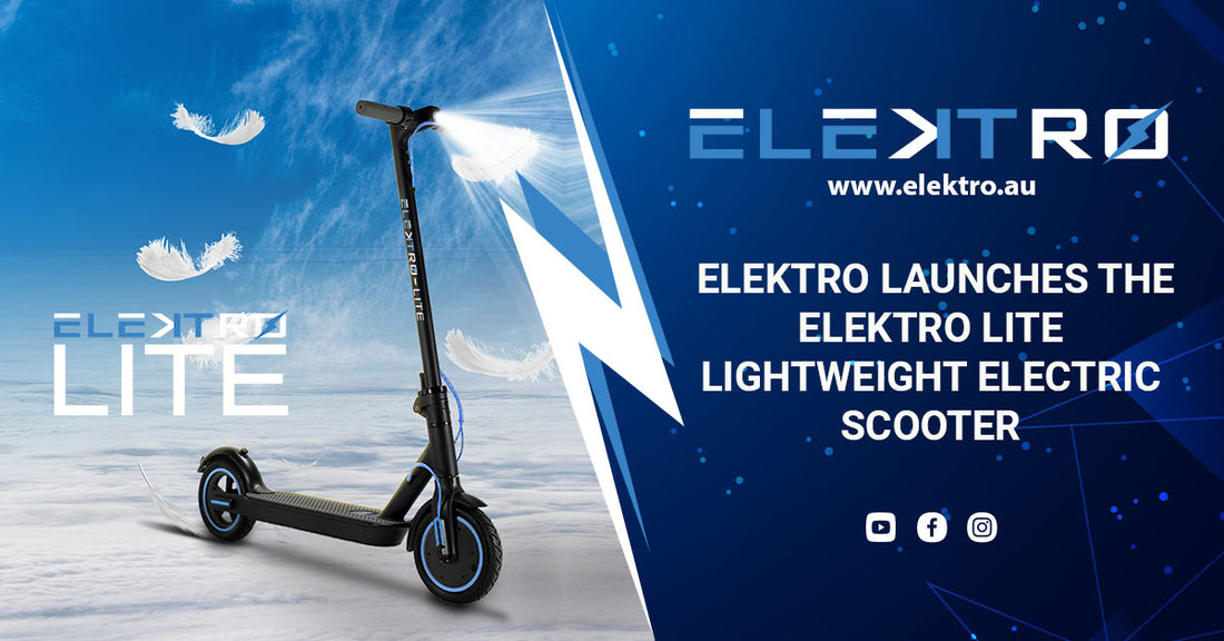 EleKtro Launches the EleKtro Lite Lightweight Electric Scooter – Elektro