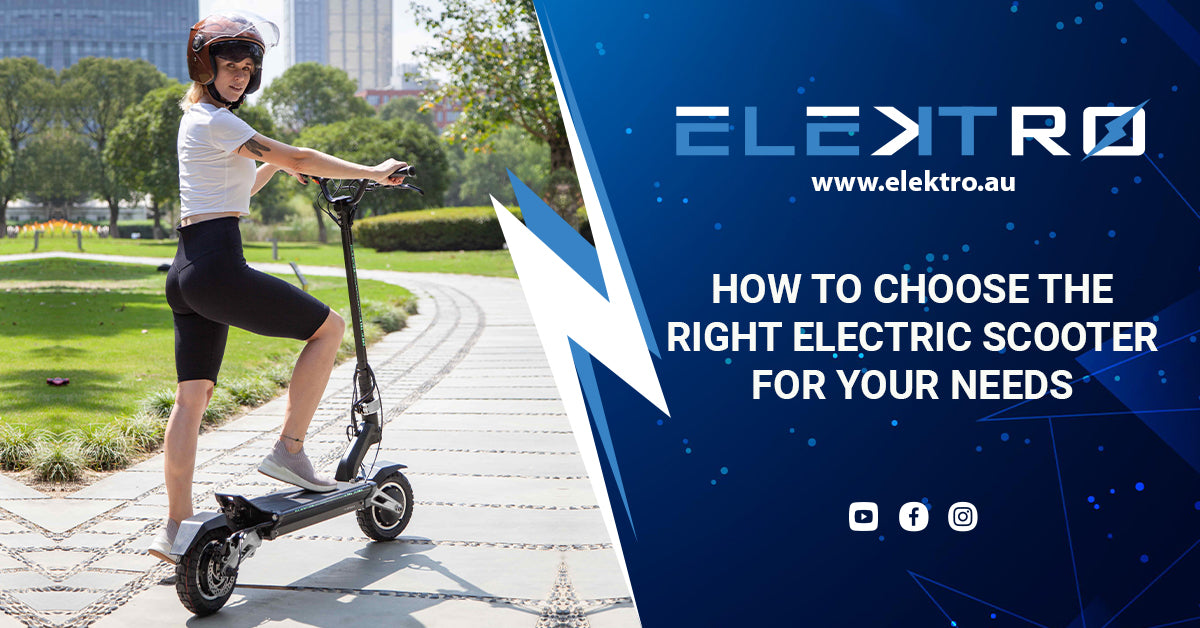 Complete Buyer’s Guide 2023: How to Choose the Right Electric Scooter for Your Needs